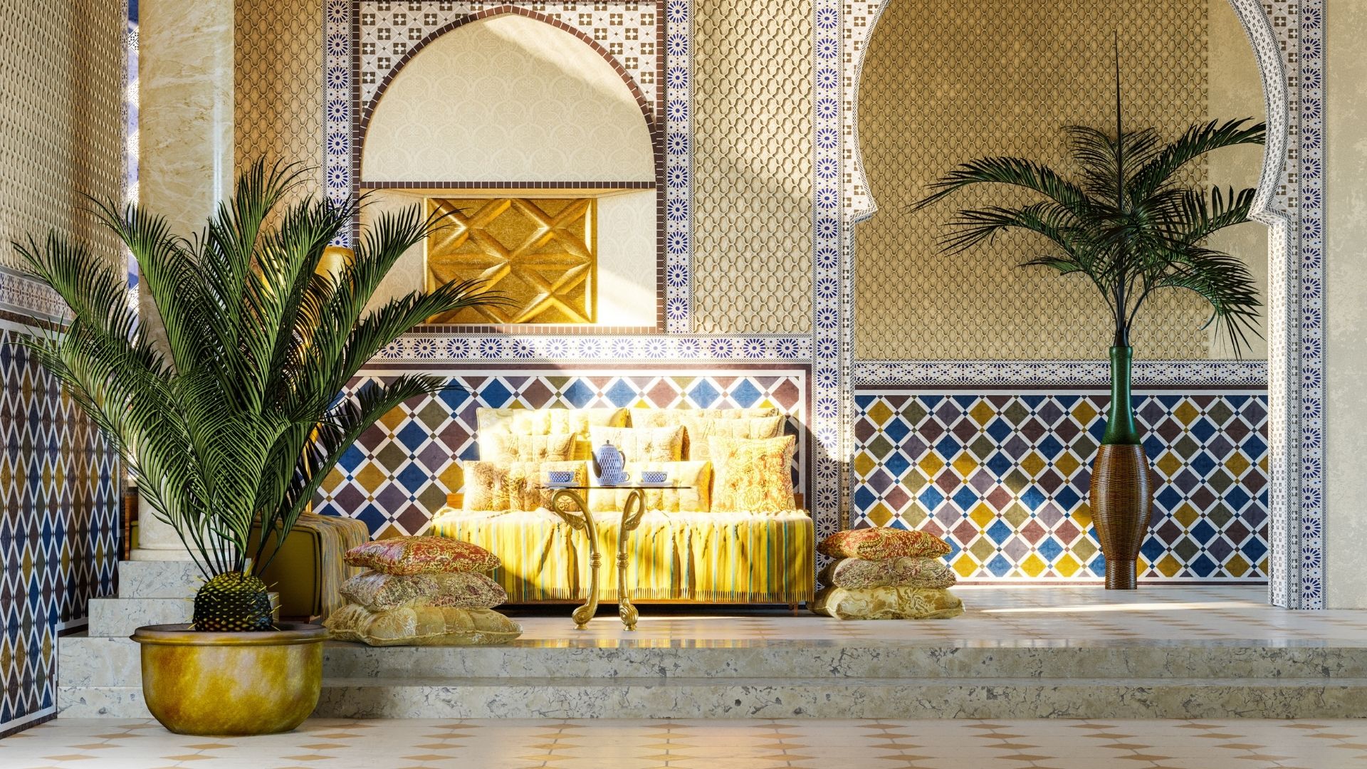 MUEBLES DE BAÑO DE ESTILO ÉTNICO.