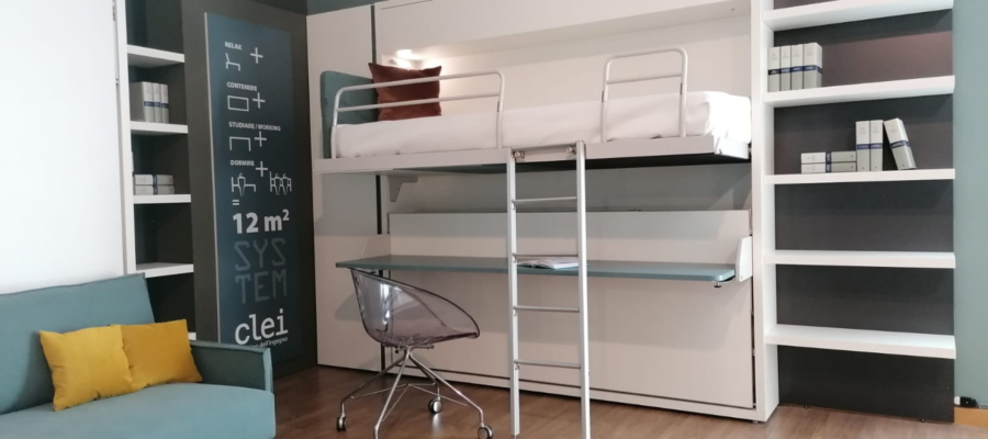 Más espacio en el dormitorio con la magia de Clea transformable.