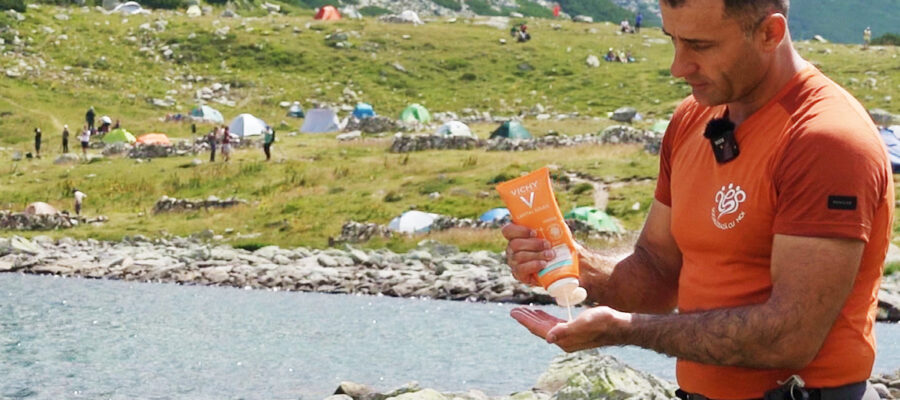 How do we use sun protection during mountain trips?