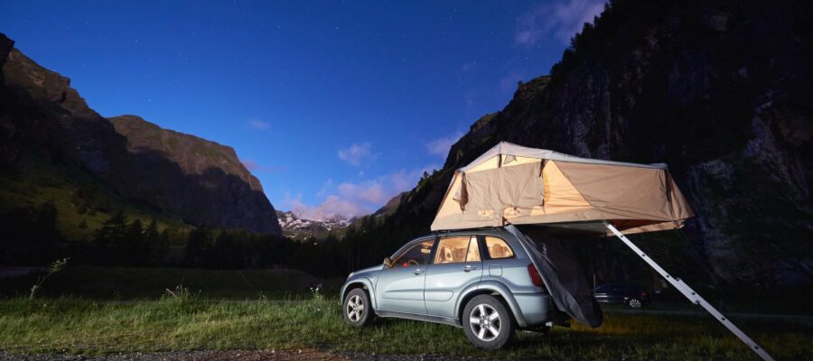 Automobile ceiling of the curtain - Advantages and characteristics * Go Camping