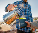 How to prepare café in camping?