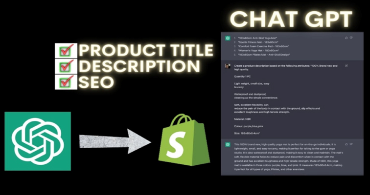 Escribe descripciones de productos: gana con chatgpt